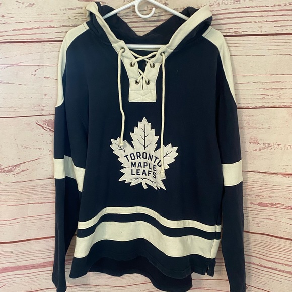 old time hockey Other - Toronto Maple Leafs lacer hoodie jersey
